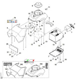 STIHL 6012-700-8501 behuizing positie 102 technische tekening