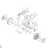 STIHL 6013-798-1700 Standaard positie 5 technische tekening