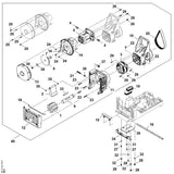 STIHL 6013-706-7301 stootstrip positie 34 technische tekening