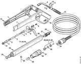STIHL 9645-945-7603 O-ring 18x2,5 positie 23 technische tekening
