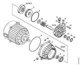 STIHL 9645-945-1075 O-ring 11,2x1,8 positie 10 technische tekening