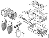 STIHL 9645-945-7472 O-ring 7,5x2,65 positie 13 technische tekening