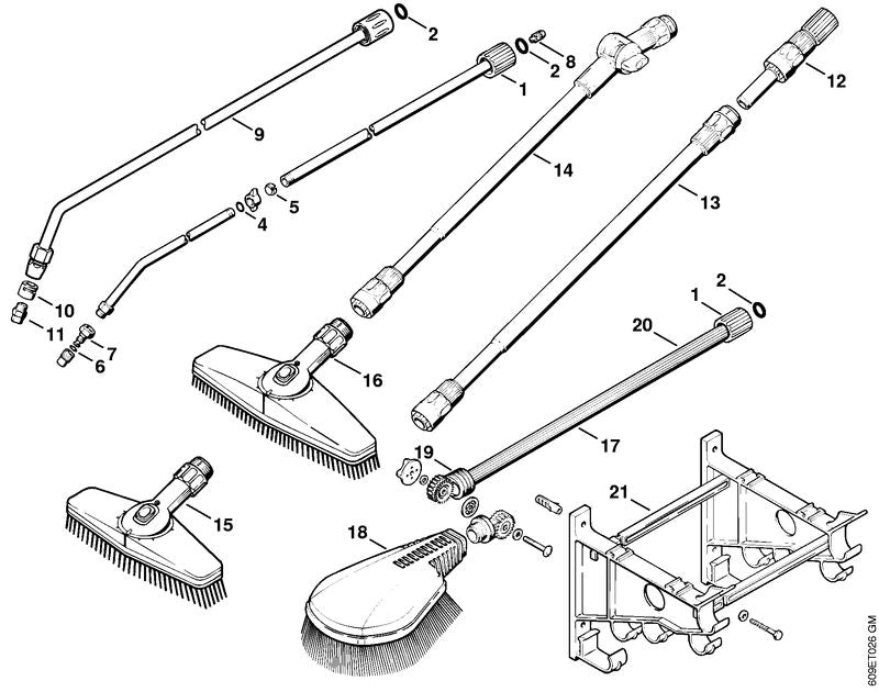 STIHL 4900-503-0300 Klemring positie 5 technische tekening
