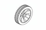 STIHL wielset (4 stuks) (OEM 6105-700-0491)