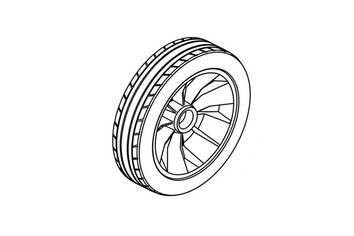 STIHL wielset (4 stuks) (OEM 6105-700-0491)