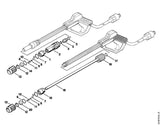 STIHL 9645-945-7728 O-ring 25x2 positie 6 technische tekening