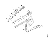 STIHL 4915-503-2800 Kap positie 4 technische tekening