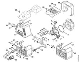 STIHL 9045-371-1900 Cilinderkopbout M8x40 positie 5 technische tekening