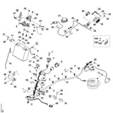 STIHL 6140-405-5100 kap positie 43 technische tekening