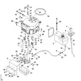 STIHL 6170-351-0405 brandstoftank positie 5 technische tekening