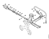 STIHL 9645-945-7463 O-ring 6x3 positie 3 technische tekening