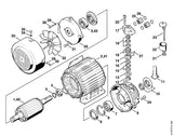 STIHL 4705-602-1100 Lagerdeksel positie 28 technische tekening