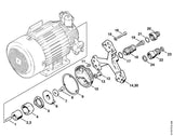 STIHL 9636-816-1837 Pakkingring 17x23x2 positie 13 technische tekening