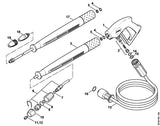 STIHL 4900-502-1028 Sproeier 25035 positie 12 technische tekening