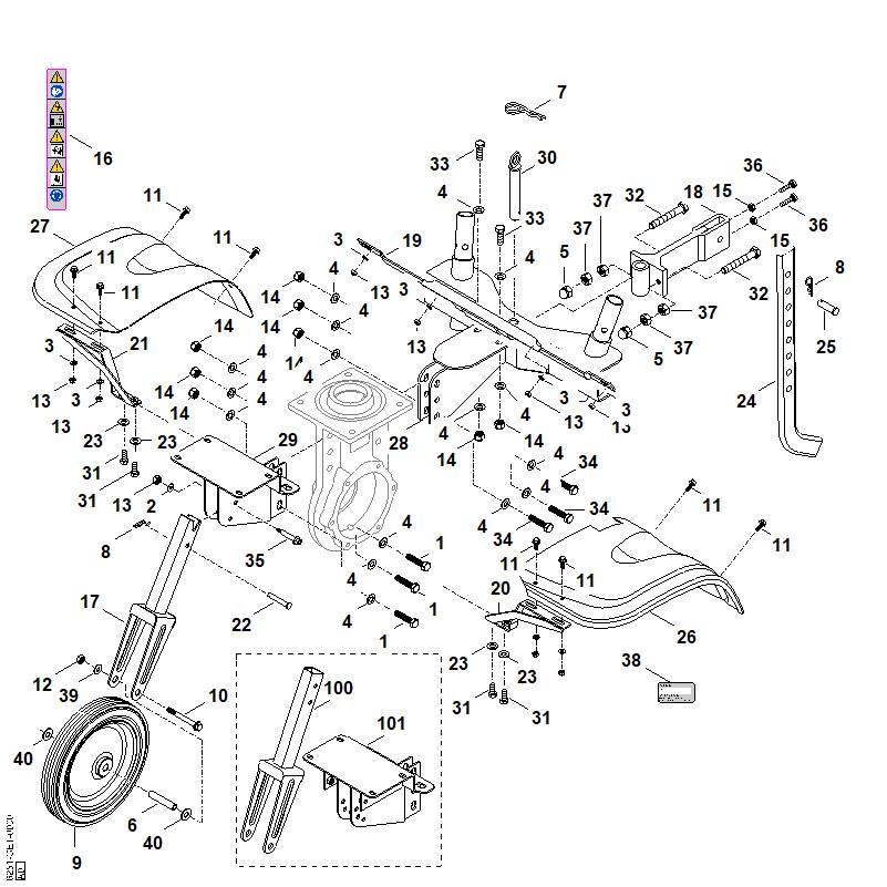 STIHL 6251-711-8500 pen positie 22 technische tekening
