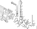 STIHL 9645-945-8073 O-ring 44x2 positie 17 technische tekening