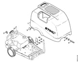 STIHL 4724-708-5700 Bus positie 3 technische tekening