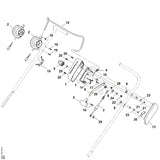 STIHL 6290-430-0410 Dodemansschakelaar positie 2 technische tekening