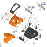 STIHL 6291-951-3540 bout 4x16 positie 16 technische tekening