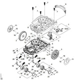STIHL 9645-945-3110 ronde keerring N 21x1,5-NBR70 positie 24 technische tekening