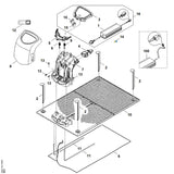 STIHL 0000-967-7242 waarschuwingsinstructie positie 14 technische tekening