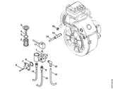 STIHL 4712-522-1000 Koppeling positie 15 technische tekening
