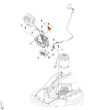 STIHL 6311-430-1401 elektronicamodule positie 4 technische tekening