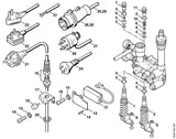 STIHL 4731-007-1000 Rep.set regelplunjers positie -1 technische tekening