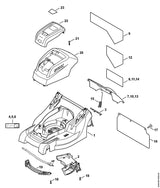 STIHL 6338-700-8520 behuizing positie 1 technische tekening