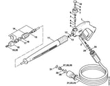 STIHL 4900-502-1032 Sproeier 25055 positie 19 technische tekening