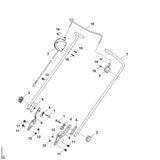 STIHL 6311-703-3110 kabelclip positie 13 technische tekening
