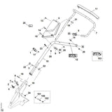 STIHL 6364-760-1710 paneel positie 5 technische tekening