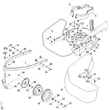 STIHL 6380-706-8125 beveiliging links positie 5 technische tekening