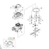 STIHL 6383-967-1515 typeplaatje RM 4 RV positie 101 technische tekening