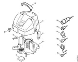 STIHL 4730-440-2000 Aansluitkabel ZA positie 11 technische tekening