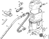 STIHL 4742-790-5900 Zwenkwiel positie 3 technische tekening