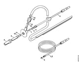 STIHL 9645-945-7555 O-ring 13,95x2,62 positie 5 technische tekening