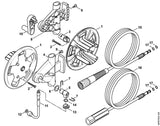 STIHL 9636-815-0700 Pakkingring 8x15x1 positie 12 technische tekening