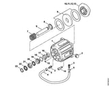 STIHL 4757-764-2350 Naaldlager positie 9 technische tekening