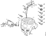 STIHL 4774-440-2000 Aansluitkabel Europa positie 18 technische tekening