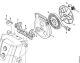 STIHL 4900-500-8800 Cassette positie 1 technische tekening