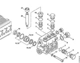 STIHL 9636-815-1838 Pakkingring 17,5x23x1 positie 6 technische tekening