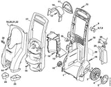 STIHL 4743-792-2501 Houder positie 11 technische tekening