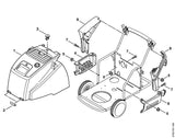 STIHL 4751-706-2100 Afdekkap RE 581 W positie 1 technische tekening