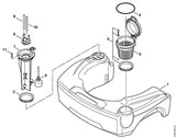 STIHL 9645-945-3403 O-ring 56x5 positie 4 technische tekening