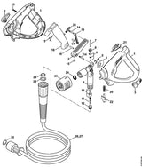 STIHL 9645-945-3339 O-ring 11x4 positie 24 technische tekening