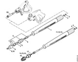 STIHL 4900-007-1005 Rep.set rotorsproeier 050 positie -1 technische tekening