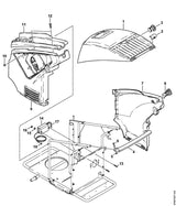 STIHL 4752-706-0100 Vergrendeling positie 8 technische tekening