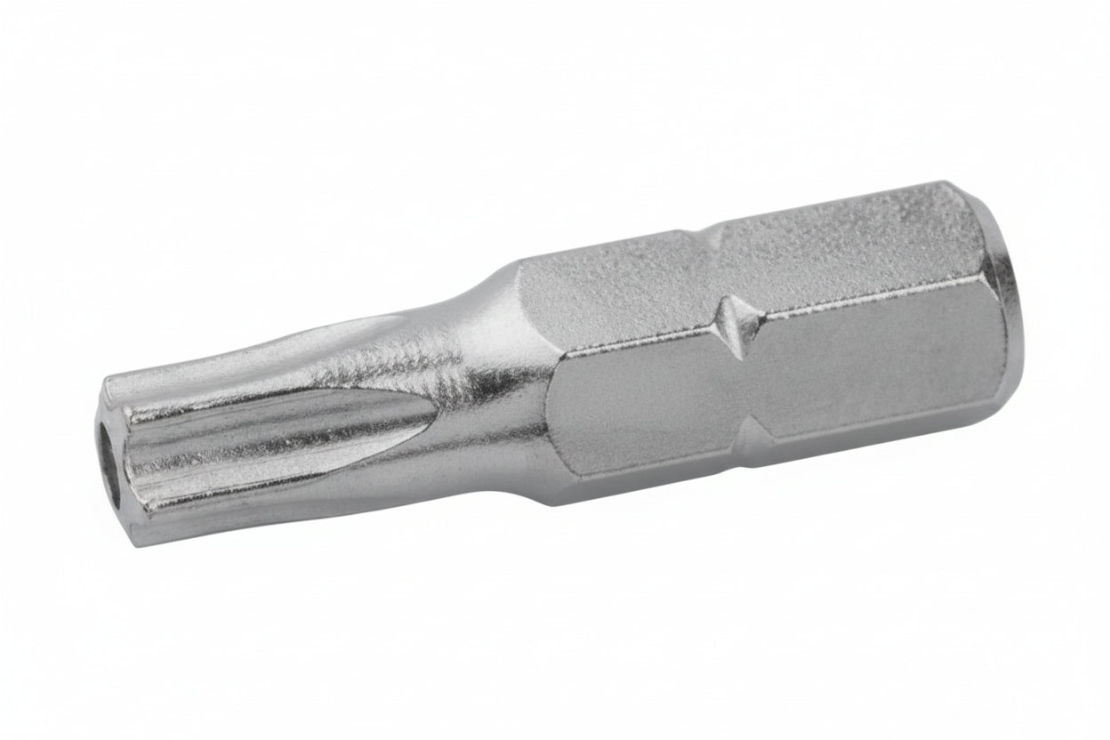 1/4" Bit voor 5-kant Torx met middenstift (TS30) – 25 mm