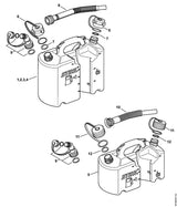 STIHL 0000-881-0107 Afdichting voor kinderveiligheidsdop positie 12 technische tekening